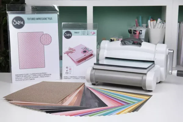 Sizzix Big Shot White and Grey PLUS Kit de inicio